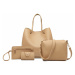 Béžový praktický dámský kabelkový set 4v1 Pammy Lulu Bags