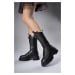 Riccon Tuilinnel Women's Above Knee High Boots 00121402 Black.
