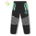 Chlapecké softshellové kalhoty, zateplené KUGO HK5620, tmavě šedá / zelená aplikace Barva: Šedá