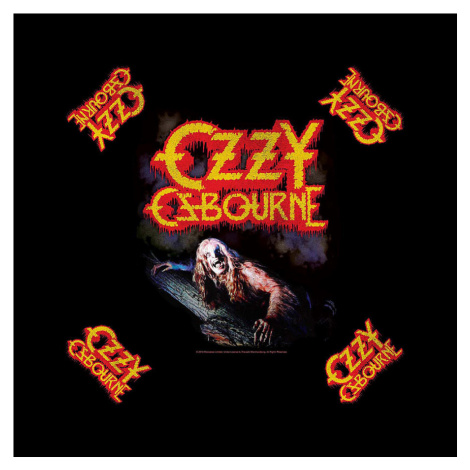 Ozzy Osbourne šátek, Bark at the Moon 55 x 55cm RockOff