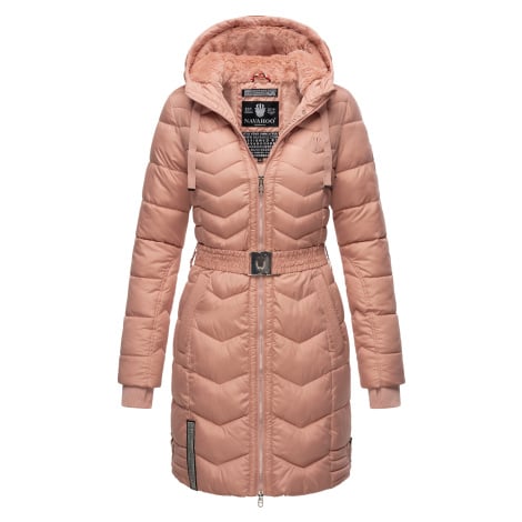 Dámský zimní prošívaný kabát Alpenveilchen Navahoo - ROSE | Modio.cz