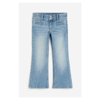 H & M - Superstretch Flared Leg Jeans - modrá