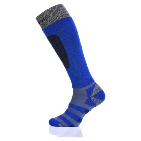 Nessi Sportswear Lyžařské ponožky SN2-07 - Modrá+Šedá