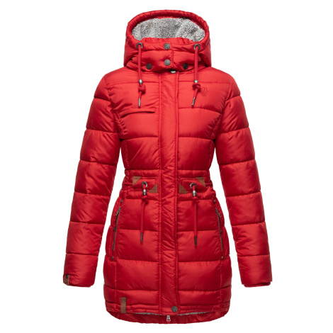 Dámský zimní kabát prošívaný kabát Daliee Navahoo - RED | Modio.cz