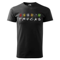 IMPAR Tričko Trucks (Velikost: Typ: pro muže, Barva trička: Černá)