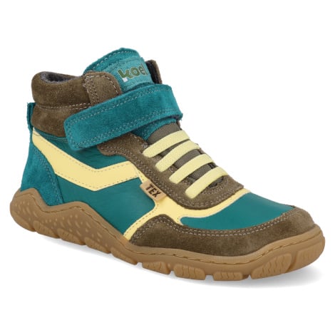 Barefoot zimní outdoorové boty Koel - Rami Tex Turquoise tyrkysové Koel4kids