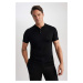 DEFACTO Slim Fit Polo Collar Knitwear Polo T-Shirt