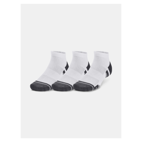 Sada tří párů unisex ponožek v bílé barvě Under Armour UA Performance Tech 3pk Low