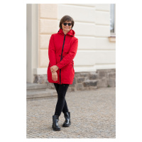 Těhotenský softshellový kabát AnyTime 3v1 Oriclo červený