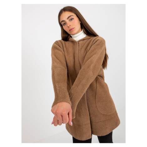 SVĚTLE HNĚDÝ TEDDY COAT CAROLYN --LIGHT BROWN Hnědá BASIC