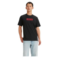 Levi's® SS RELAXED FIT TEE BOXTAB Pánské tričko, černá, velikost
