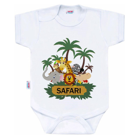 Body s potiskem New Baby SAFARI