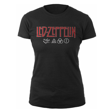 Led Zeppelin tričko, Logo &amp; Symbols, dámské Probity Europe Ltd