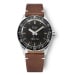 Nivada Grenchen Antarctic Diver 32044A17 - Brown Leather White Stitching