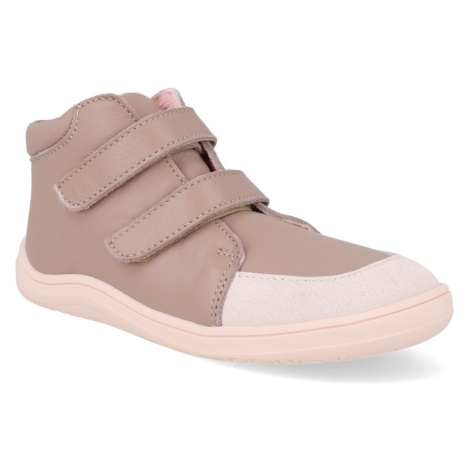 Barefoot dětské kotníkové boty Baby Bare - Febo Fall rosabrown růžové