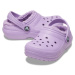 Dětské boty Crocs CLASSIC LINED fialová