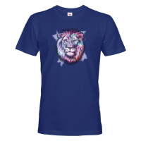 Pánské tričko s potiskem lva - dárek pro milovníky lva