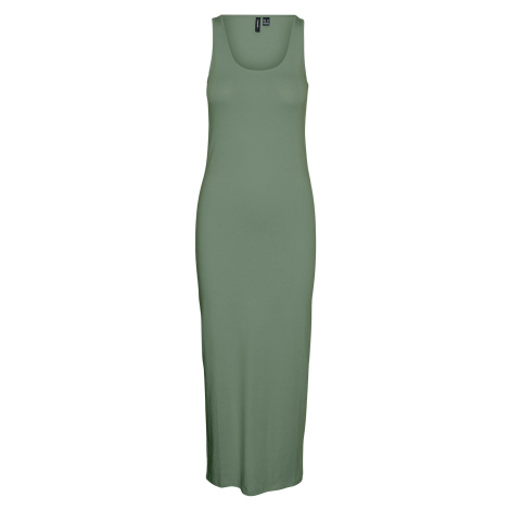 Vero Moda Dámské šaty VMMAXI Tight Fit 10305781 Hedge Green