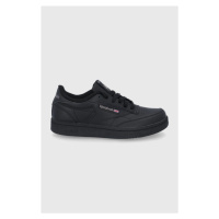 Dětské kožené boty Reebok Classic BS6165.B černá barva