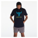 Under Armour Project Rock Payoff Short Sleeve Terry Hoodie Black/ Coastal Teal