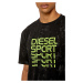 Tričko diesel amtee-duncan-ht16 t-shirt černá