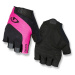 Dámské cyklistické rukavice Giro Tessa black/pink