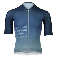 POC Cyklistický dres s krátkým rukávem - PRISTINE PRINT - modrá