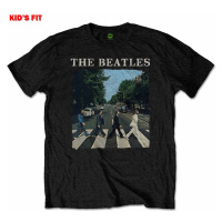 The Beatles tričko, Abbey Road & Logo Black, dětské