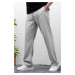 50373 Dewberry Elastic Waist Mens Trousers-GREY