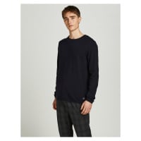 Černý pánský basic svetr Jack & Jones Hill - Pánské