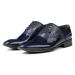 Ducavelli Tuxedo Pánské klasické boty z pravé kůže, námořnická modrá