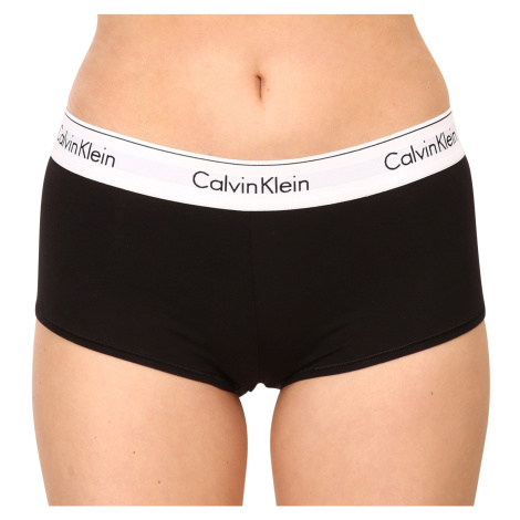 Dámské kalhotky s nohavičkou Calvin Klein černé (F3788E-001)