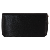 Shiny black dámská peněženka na zip 11614-2 černá