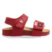 Dětské sandály Garvalin červená barva
