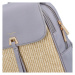 Stylový dámský kombinovaný batoh Ermis, jemná fialová