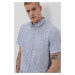 Bavlněné tričko Tom Tailor pánské, slim, s klasickým límcem