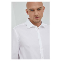Košile Seidensticker bílá barva, slim, s klasickým límcem, 01.693650