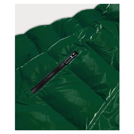 Zelená dámská prošívaná bunda (w807#)