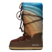 Dámské vysoké zimní boty MOON BOOT Icon Rainbow shitake brown-blue