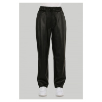 Kalhoty trussardi trousers soft fake leather černá