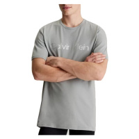 Pánské triko Calvin Klein NM2264E šedé | šedá