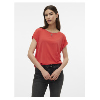 Červené dámské tričko Vero Moda Ava
