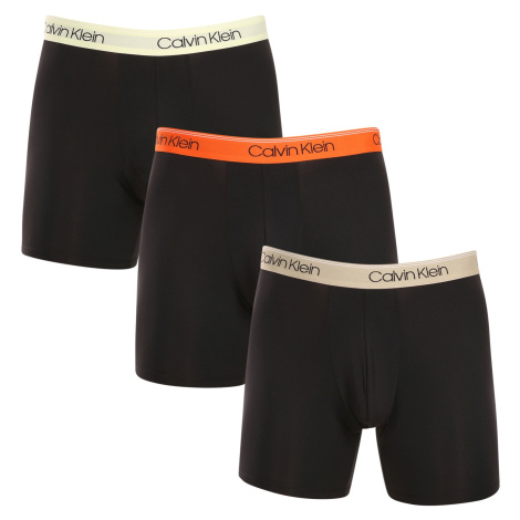 3PACK pánské boxerky Calvin Klein černé (NB2570A-GTK)