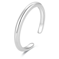 Beneto Minimalistický stříbrný prsten na nohu AGGF494