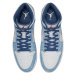 Jordan 1 Mid French Blue Fire Red