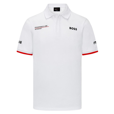 Porsche Motorsport pánské polo tričko white 2023 Stichd