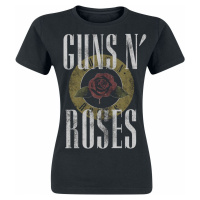 Guns N' Roses Rose Logo Dámské tričko černá