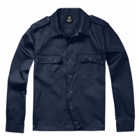 Brandit Košile US Shirt Longsleeve modrá tmavě (navy)