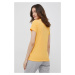 Tričko New Balance WT13800VAC dámský, oranžová barva