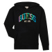 Guess LS HOODED ACTIVE TOP Černá